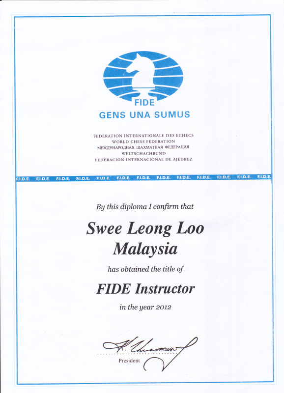 FIDE Instructor Loo Swee Leong
